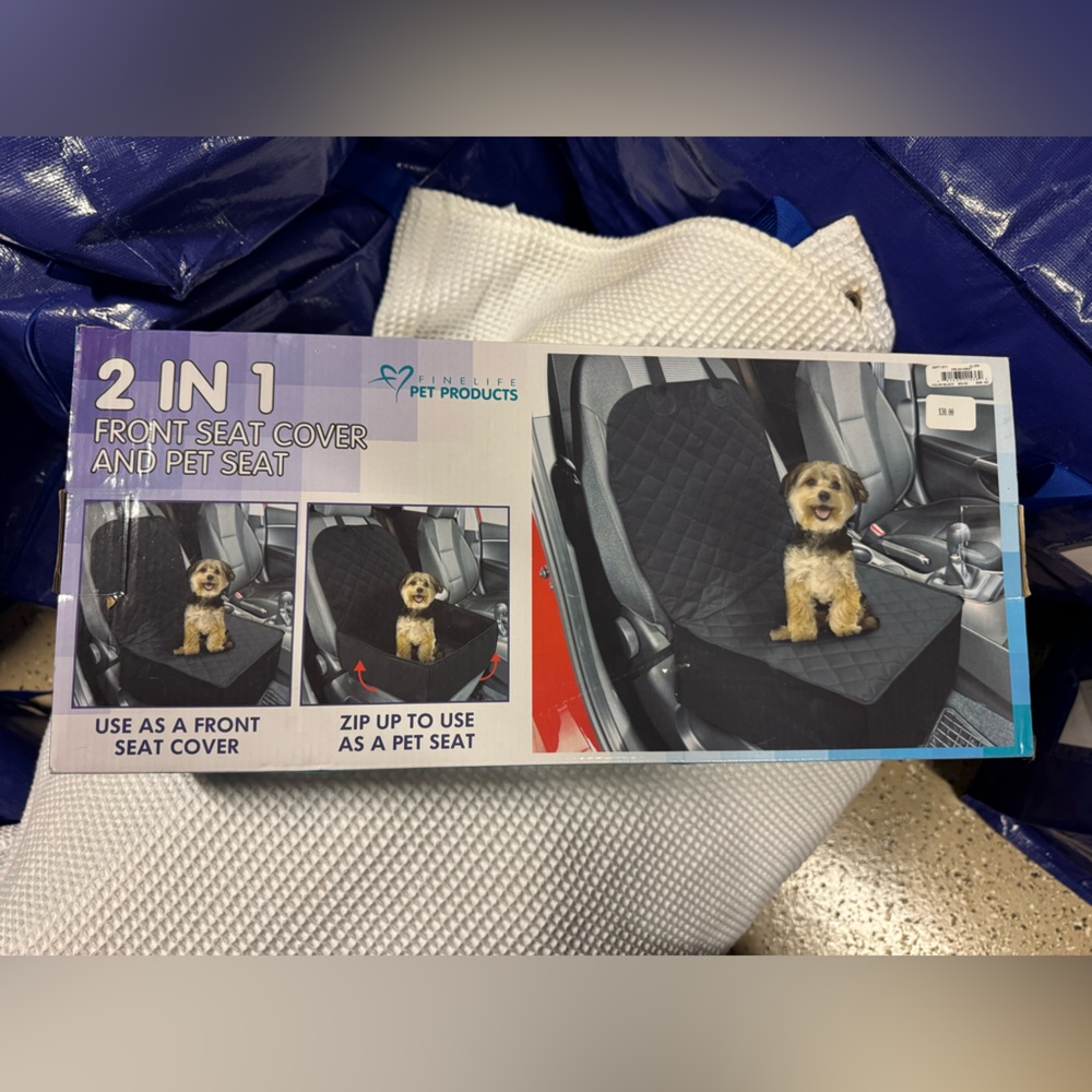 Finelife 2 in 1 Front Seat Cover and Pet Seat